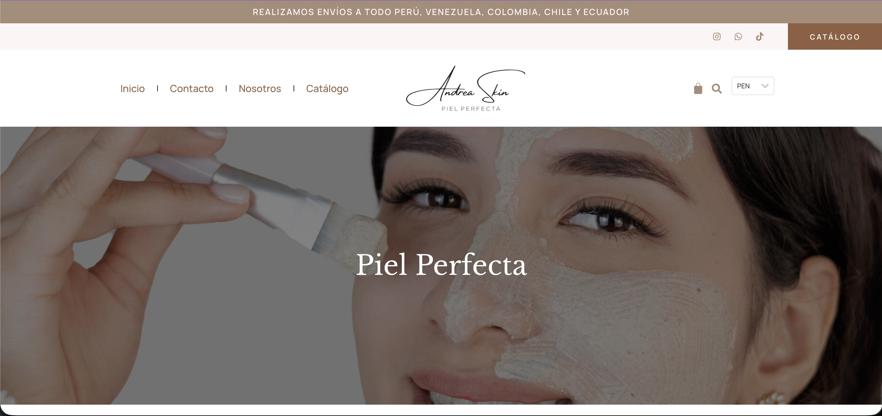 Vista previa de la tienda Andrea Skin